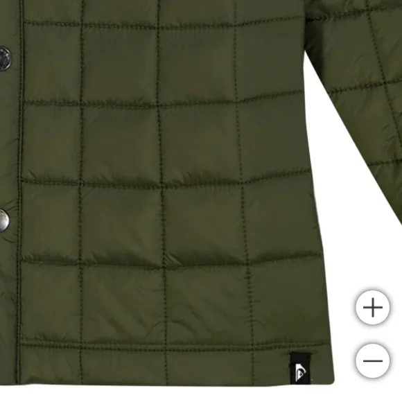 New! Quiksilver Youth Insulated Shirt Jacket size Small, 7/8 Weatherproof Y2K - Picture 5 of 7